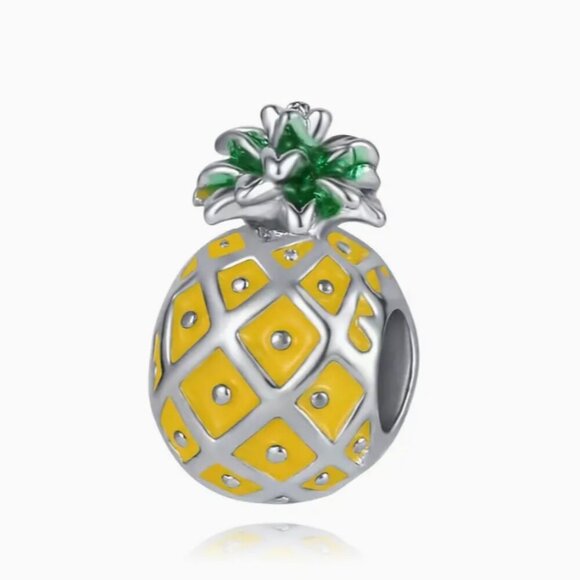 Cute & Colorful Pineapple with Holes Women's Fashion Bead charm Pendant - Picture 4 of 4